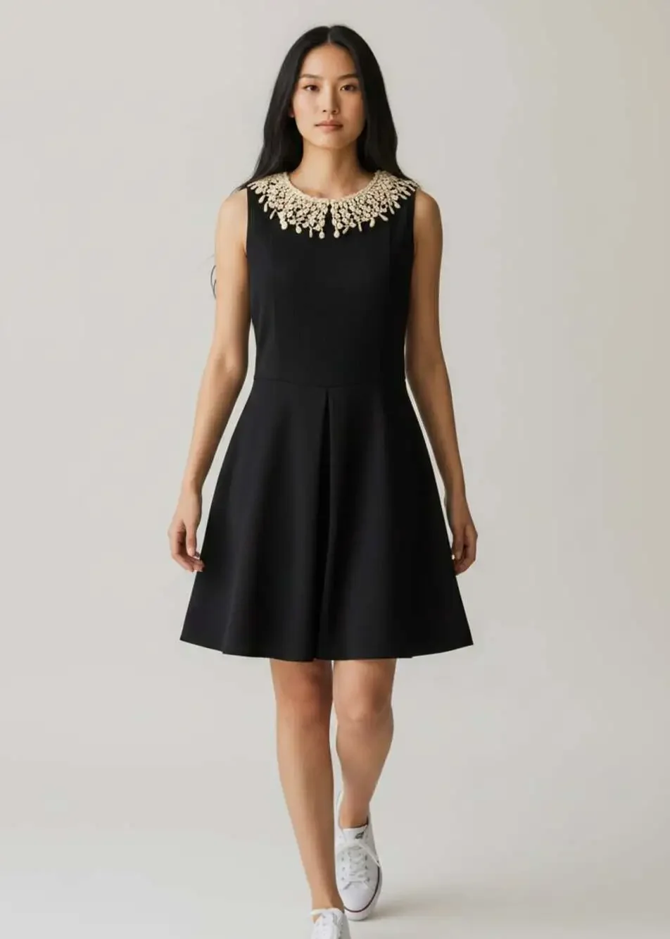Free People Black Fit and Flare